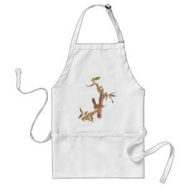 Audubon's Bewick's Langstaartvogel op de boom Standaard Schort