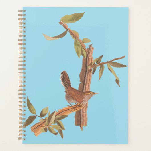 Audubon's Bewick's Long Tailed Song Bird Planner (Voorkant)