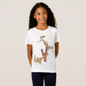 Audubon's Bewick's Long Tailed Song Bird T-shirt (Voorkant volledig)