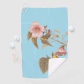 Audubon's blauw-Winged gele koningszong Golfhanddoek (Insitu)