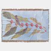 Audubon's  Blauwe Groene Warbler Zong Bird Deken (Voorkant)