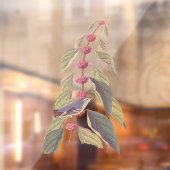 Audubon's  Blauwe Groene Warbler Zong Bird Raamsticker (Vel 2)