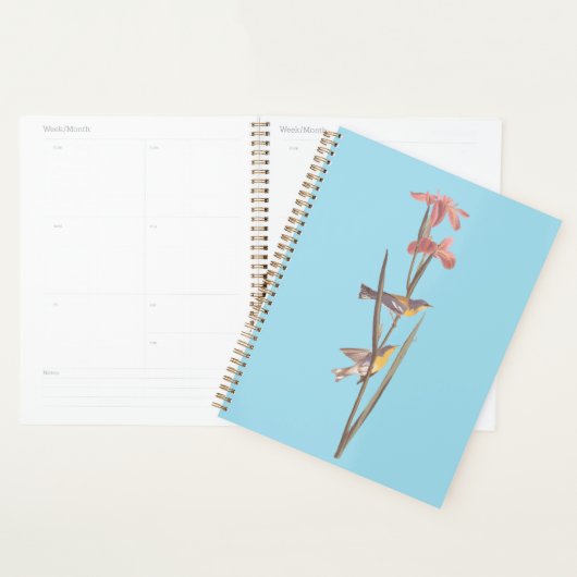Audubon's Blue Yellowback Warbler Birds Planner (Display)