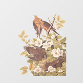 Audubon's Carolina Turtle Dove Raamsticker (Vel)