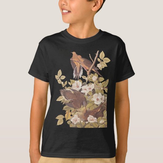 Audubon's Carolina Turtle Dove T-shirt (Voorkant)