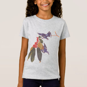 Audubon's Cerulean Blue-Green Warbler Birds T-shirt