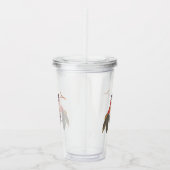 Audubon's Cerulean Warbler vogels met Beer Berries Acryl Drinkbeker (Rechts)