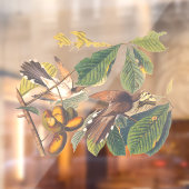 Audubon's gele koekoeienSleutelhanger Raamsticker (Vel 2)