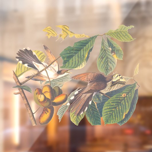 Audubon's gele koekoeienSleutelhanger Raamsticker (Vel 2)