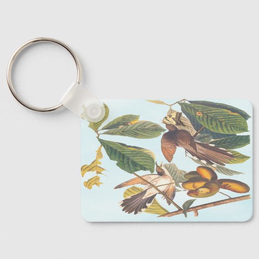 Audubon's gele koekoekvogels sleutelhanger (Achterkant)