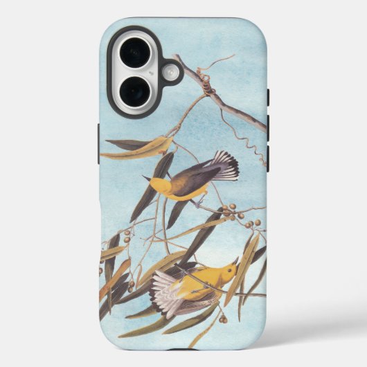 Audubon's Gele prothonotary Warbler Bird Pair Case-Mate iPhone Case (Achterkant)
