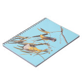 Audubon's Gele prothonotary Warbler Bird Pair Notitieboek (Linkerzijde)