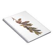 Audubon's gele warbler-vogel op boomtak notitieboek (Rechterzijde)