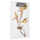 Audubon's Kentucky Warbler Bird Paar met een spin Klembord (Rechts)