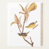 Audubon's Kentucky Warbler Bird Paar met een spin Planner (Achterkant)