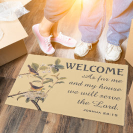 Audubon's Maryland Yellowthroat en Verse Doormat Deurmat