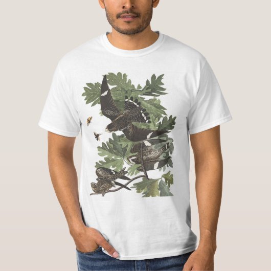 Audubon's Night Hawk T-shirt (Voorkant)