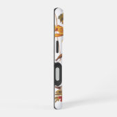 Audubon's Ruby Throated Hummingbird and Flowers iPhone 16 Hoesje (Rechterkant)