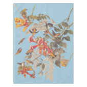 Audubon's Ruby Throated Hummingbird and Flowers Tafelkleed (Voorkant)