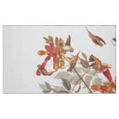 Audubon's Ruby-Throated kolibries met bloemen Stof (Fat Quarter)