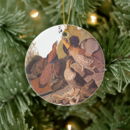 Audubon's Ruffed Grouse Keramisch Ornament