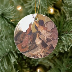 Audubon's Ruffed Grouse Keramisch Ornament