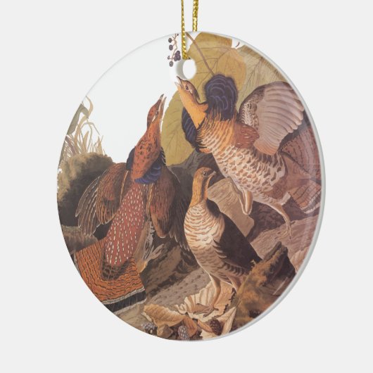 Audubon's Ruffed Grouse Keramisch Ornament (Links)