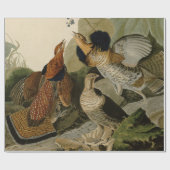 Audubon's schilderen van een trio van Ruffed Grous Cadeaupapier (Vlak)