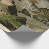 Audubon's schilderen van een trio van Ruffed Grous Cadeaupapier (Hoek)