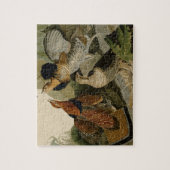 Audubon's schilderen van een trio van Ruffed Grous Legpuzzel (Verticaal)