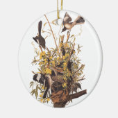 Audubon's spotvogel keramisch ornament (Links)