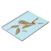 Audubon's Swainson's Warbler op Oak Branch Notitieboek (Linkerzijde)