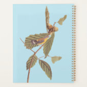 Audubon's Swainson's Warbler op Oak Branch Planner (Achterkant)