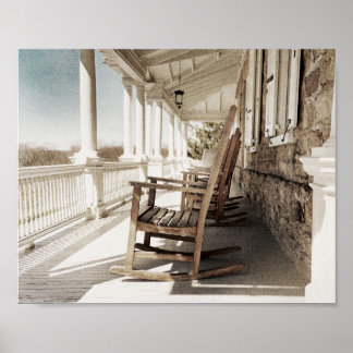 Audubon's veranda poster
