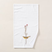Audubon's warmere vogel op de Rode Vloer Bad Handdoek (Handdoek)