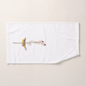 Audubon's warmere vogel op de Rode Vloer Bad Handdoek (Handdoek)