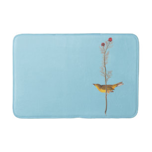 Audubon's warmere vogel op de Rode Vloer Badmat