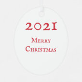 Audubon's warmere vogel op de Rode Vloer Metalen Ornament (Achterkant)