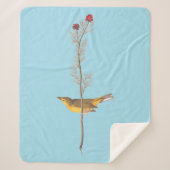 Audubon's warmere vogel op de Rode Vloer Sherpa Deken (Voorkant)