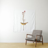 Audubon's warmere vogel op de Rode Vloer Wandkleed (In situ)