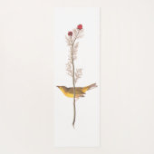Audubon's warmere vogel op de Rode Vloer Yogamat (Achterkant)