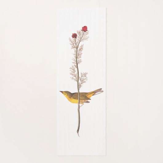 Audubon's warmere vogel op de Rode Vloer Yogamat (Achterkant)