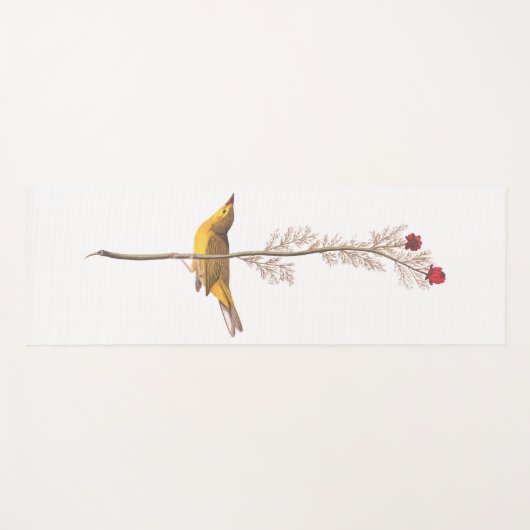 Audubon's warmere vogel op de Rode Vloer Yogamat (Voorkant (horizontaal))