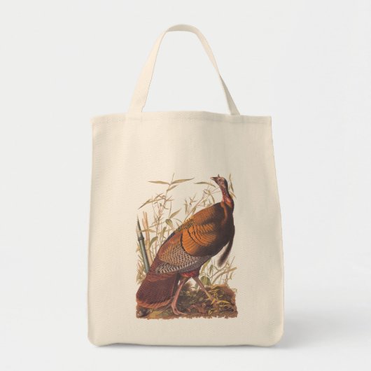 Audubon's Wilde Turkey Game Fowl in de herfst Tote Bag (Voorkant)