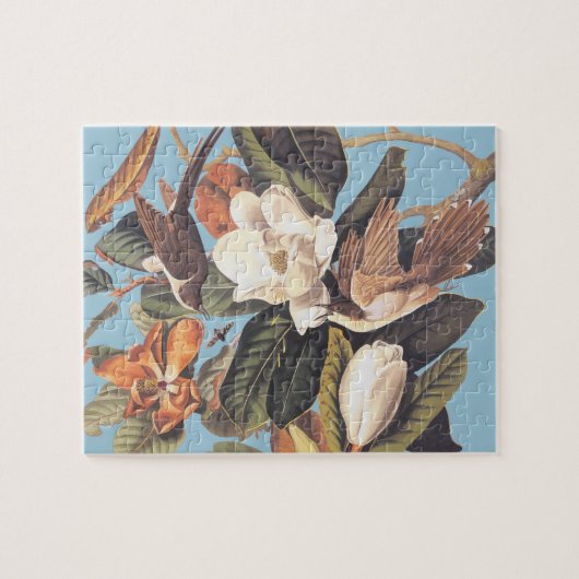 Audubon's zwart gefactureerde koekoek legpuzzel (Horizontaal)