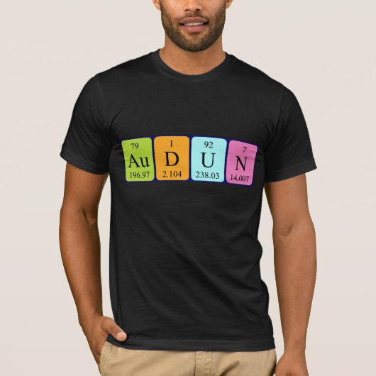 Audun periodiek shirt van de lijstnaam (Voorkant)