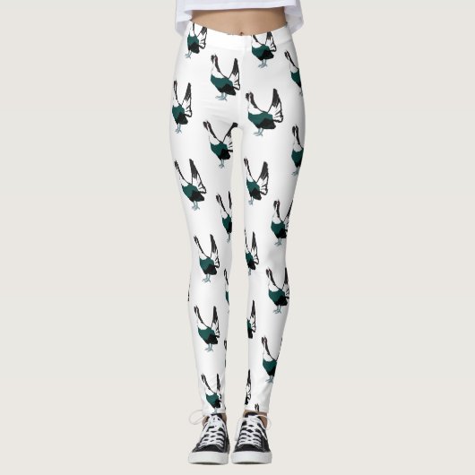 Aueraune vogel Kunst Broek Leggings (Voorkant)