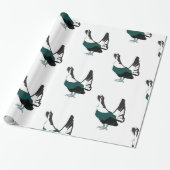 auerhoen vogel Art Glossy Wrapping Papier (Uitgerold)