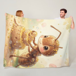 Auf den Spuren des Blütengoldes.2 Fleece Deken