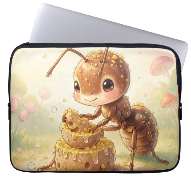 Auf den Spuren des Blütengoldes.2 Laptop Sleeve (Voorkant)